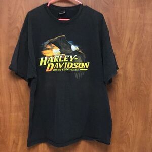 Harley Davidson vintage soaring eagle black diamond boot heel cape Girardeau shi